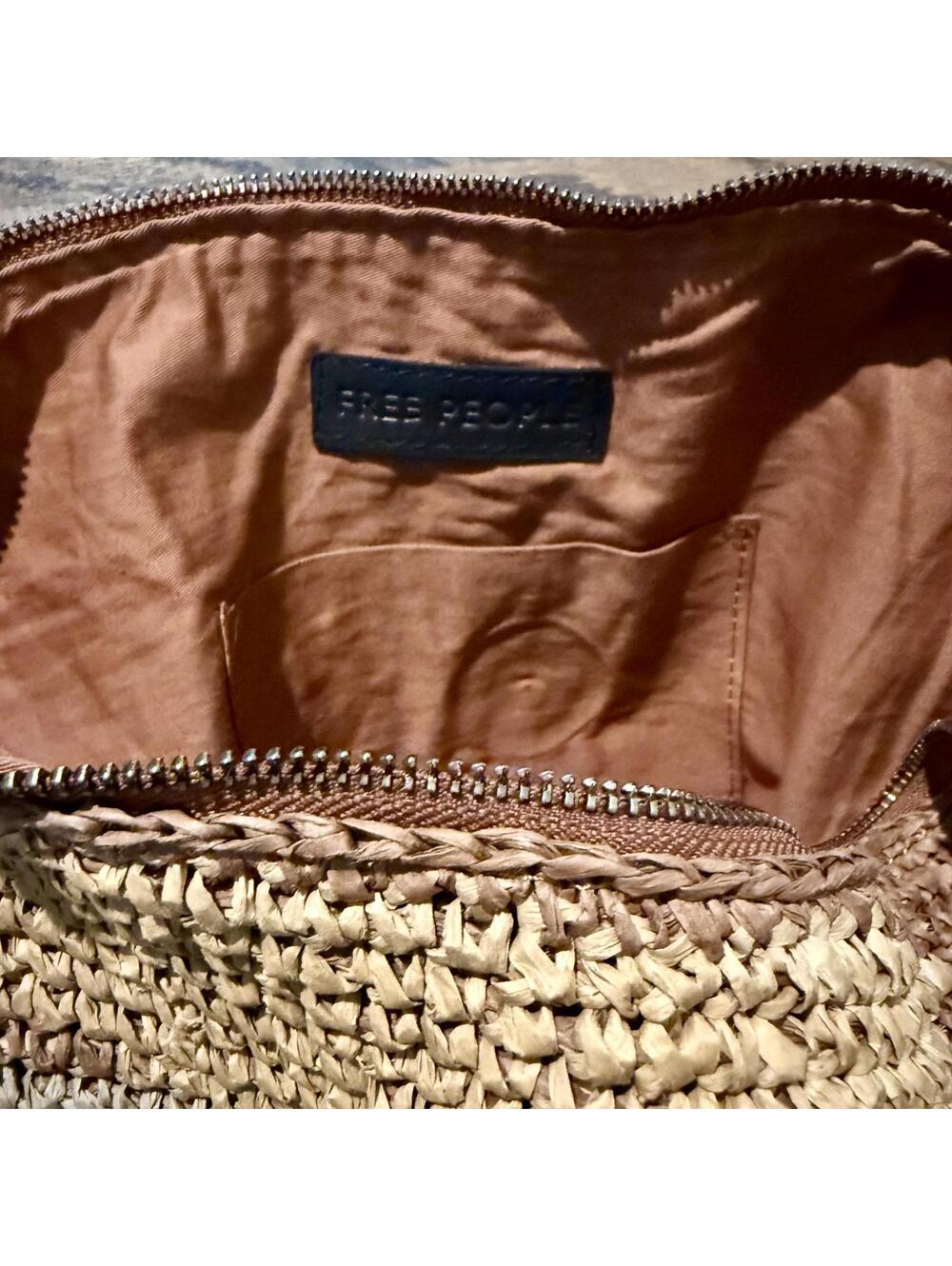 NWT Free People Santorini Straw Tote Bag - Picture 4 of 6